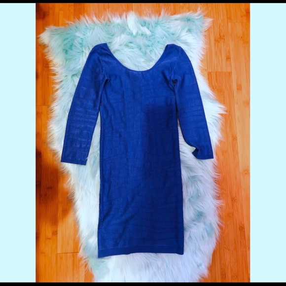 Arden B blue bodycon mini dress - Picture 5 of 6